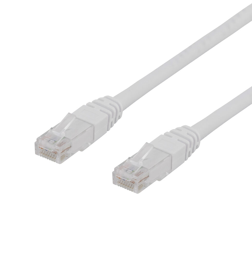 Deltaco Patchkabel U/UTP Cat6 2 Meter Vit