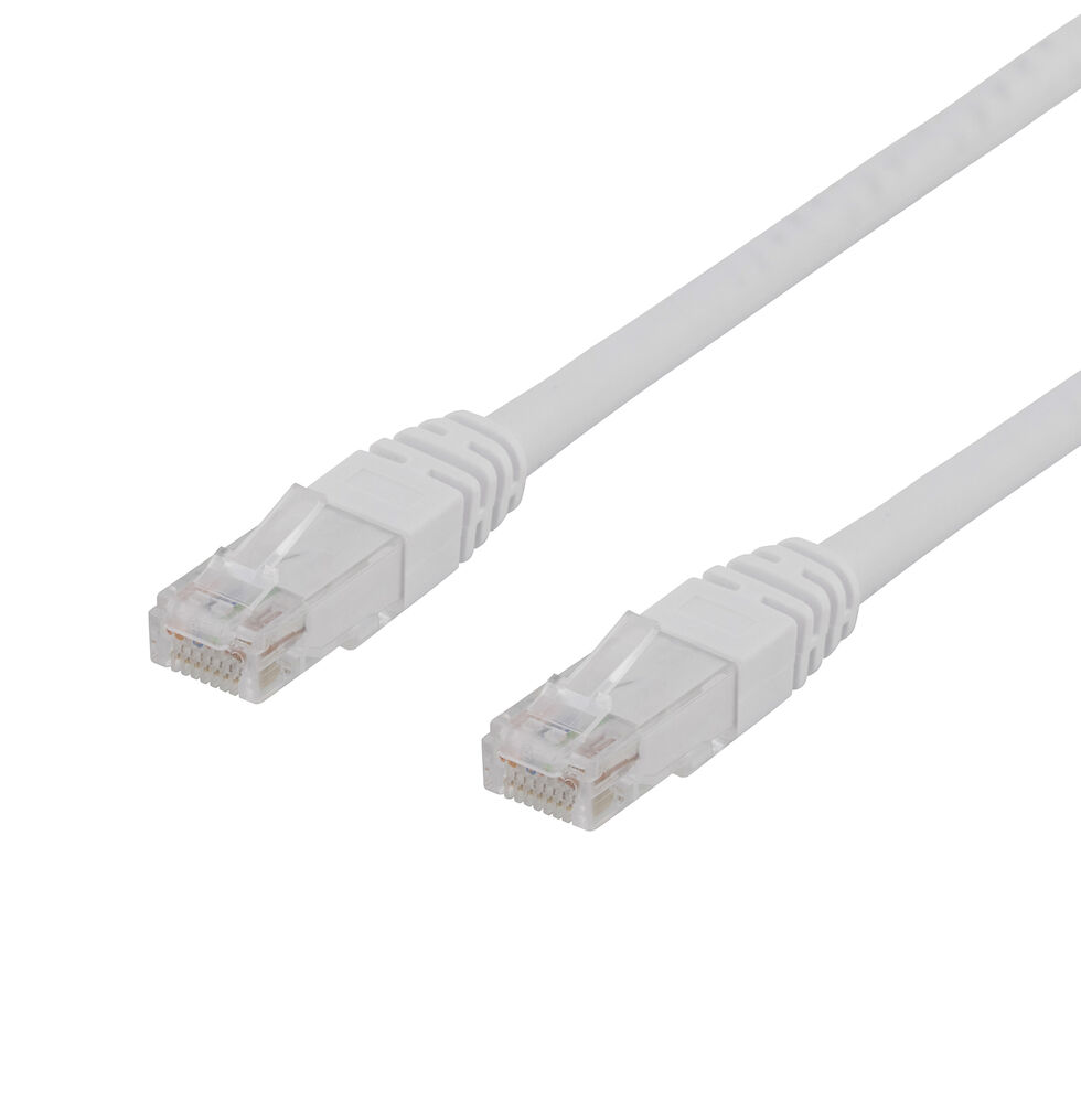 Deltaco Patchkabel U/UTP Cat6 5 Meter Vit