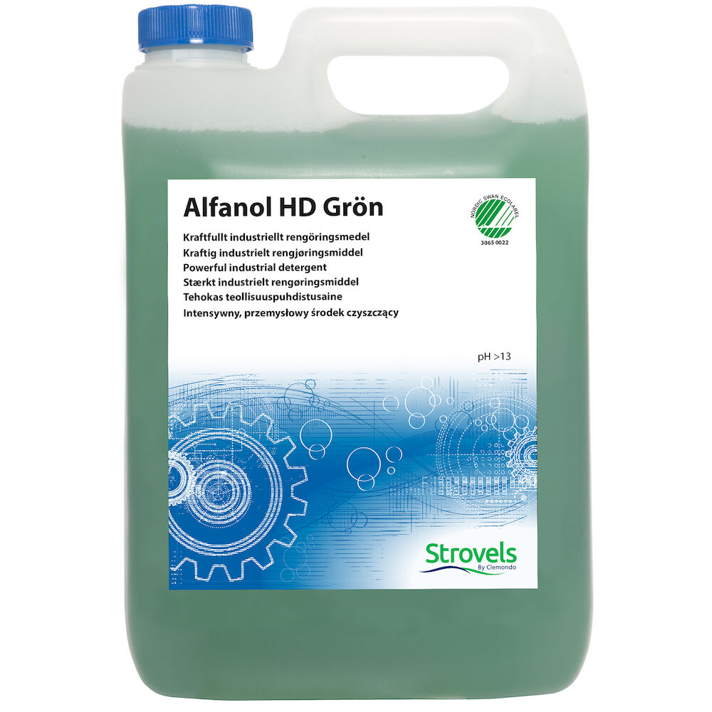Strovels Såpa grön Alfanol HD 5 liter