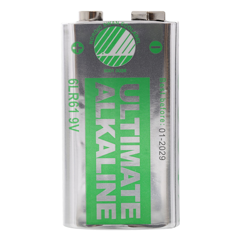 Deltaco Batteri Ultimate Alkaline 9V-batteri 1 st/fp