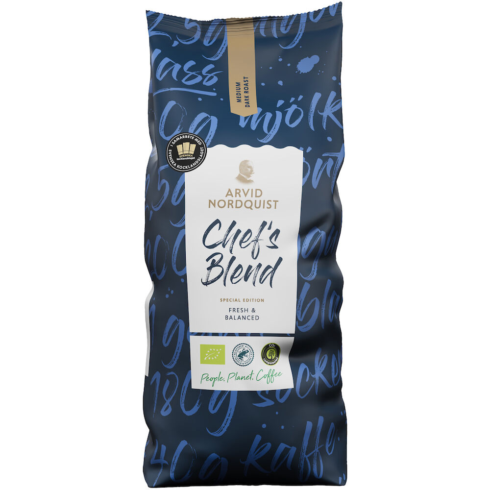 Arvid Nordquist Kaffe Chef’s Blend Hela bönor Mellanmörk 1000 g