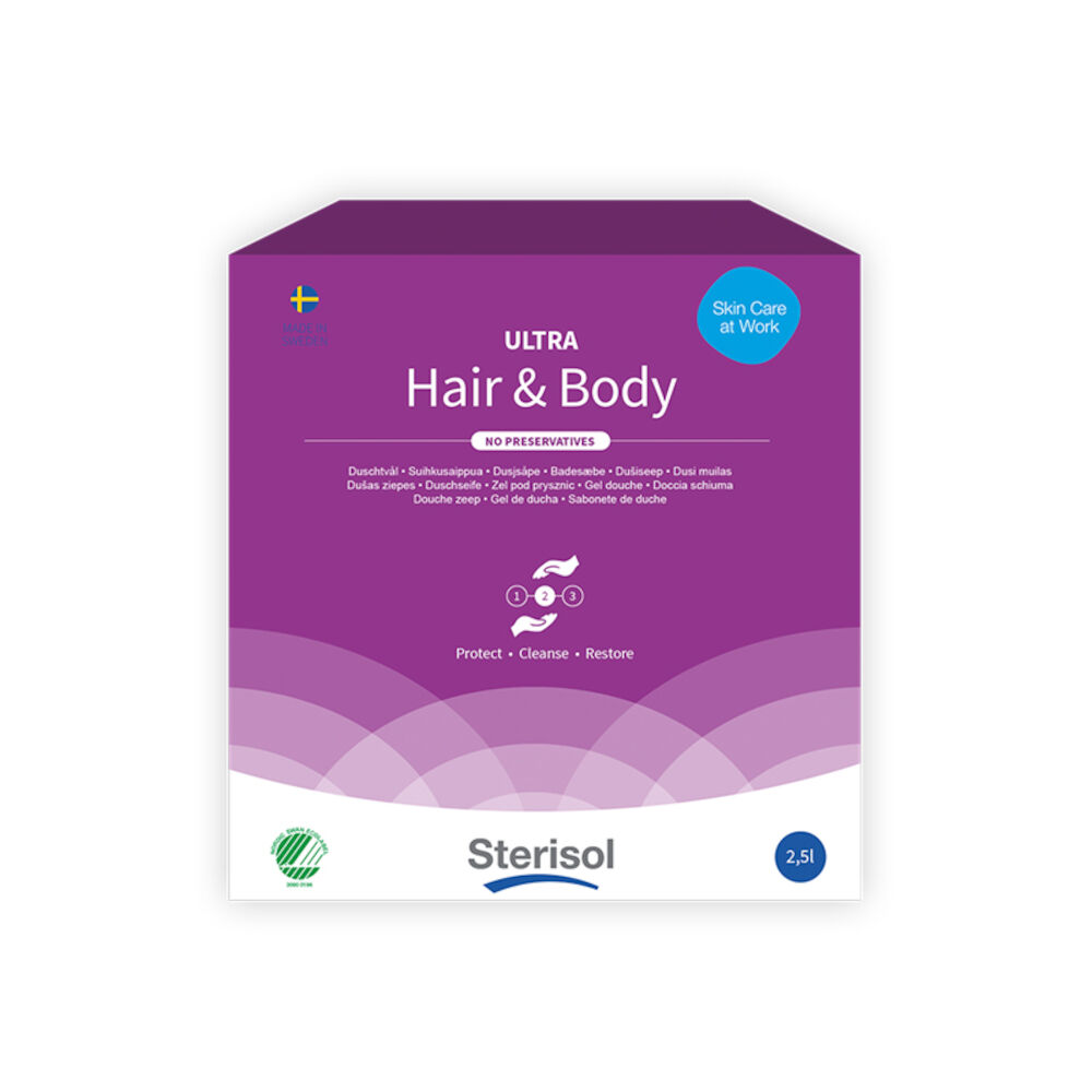 Sterisol Duschtvål Ultra Hair & BOffice Depoty 2,5 liter