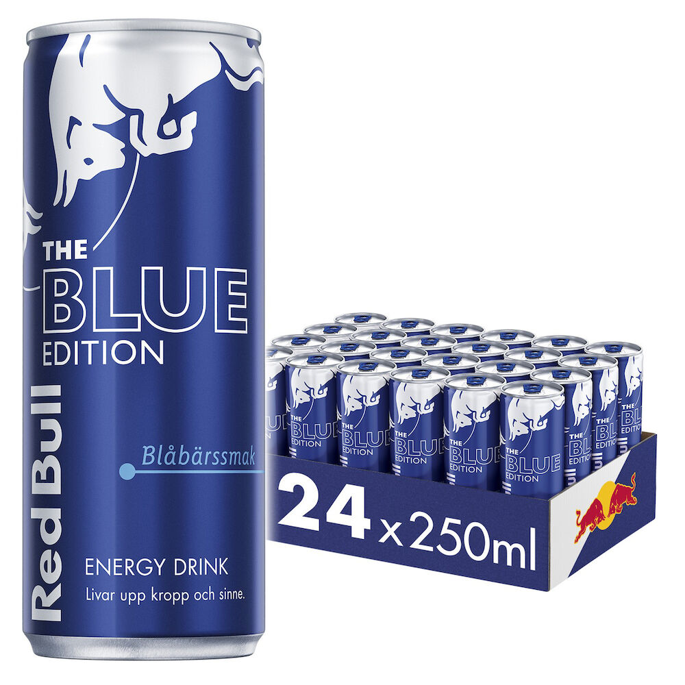 Red Bull Energidryck Blue Edition 25 cl inkl. pant