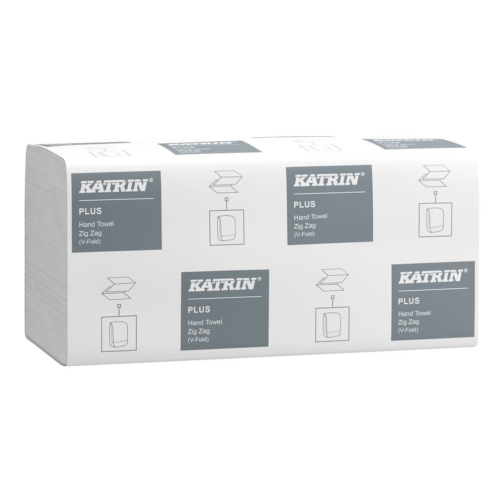 Katrin Handduk Plus V-vikt Zig Zag 6000 st/fp
