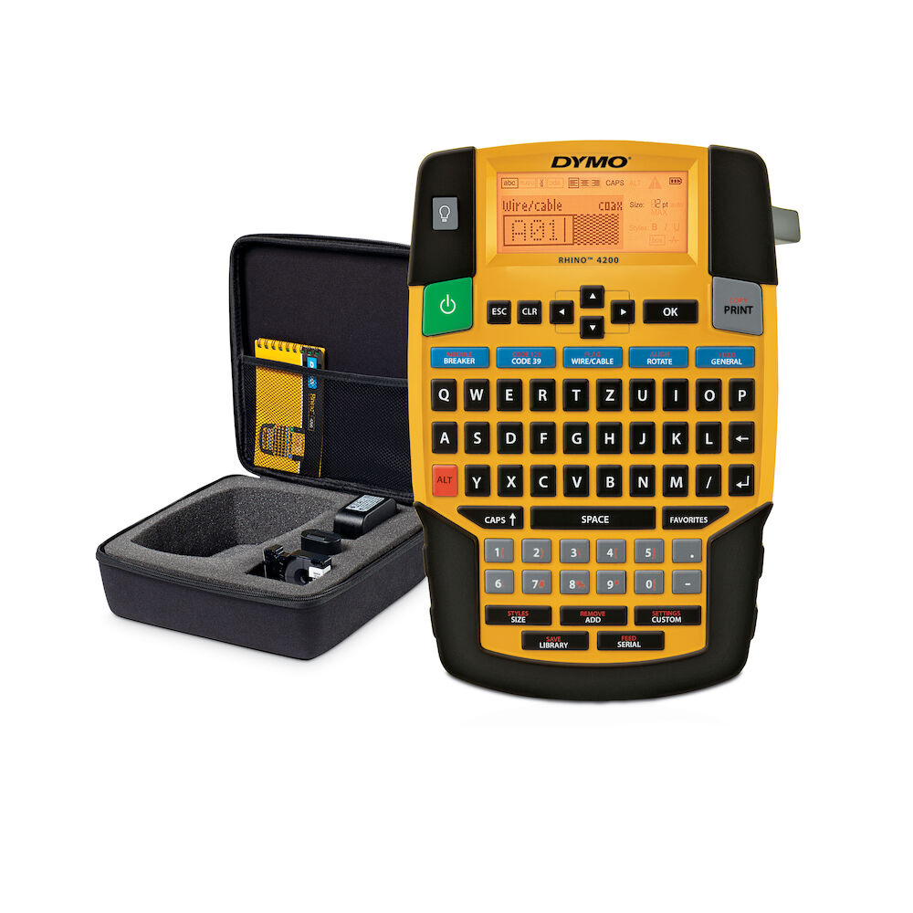 Dymo Märkmaskin Rhino 4200 Kit Case