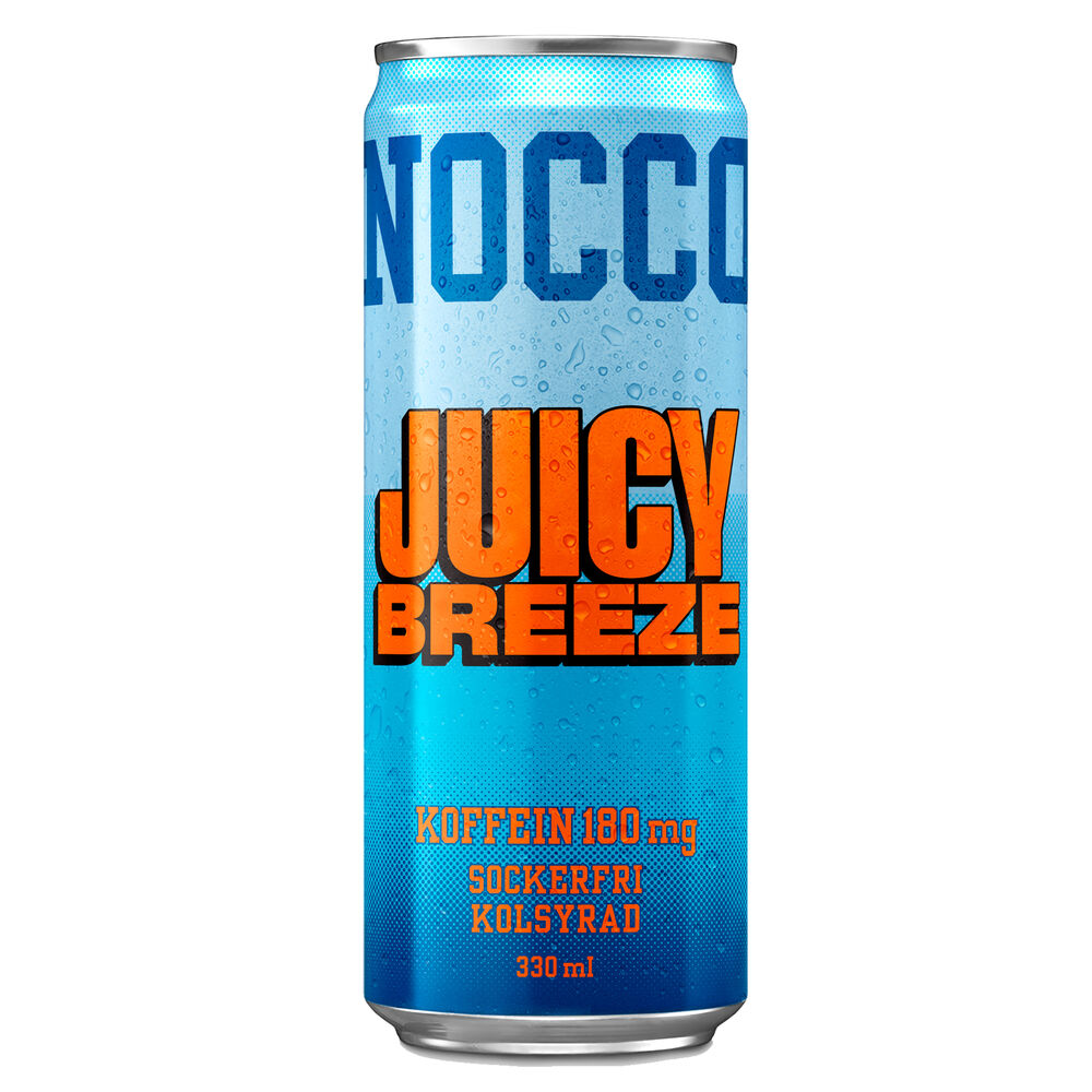Nocco Energidryck Juicy Breeze 33 cl inkl. pant