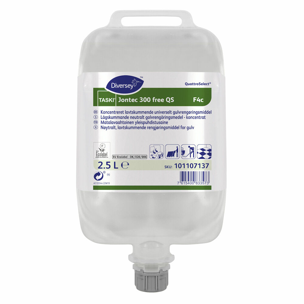 Golvrengöring Jontec 300 free QS 2,5 liter