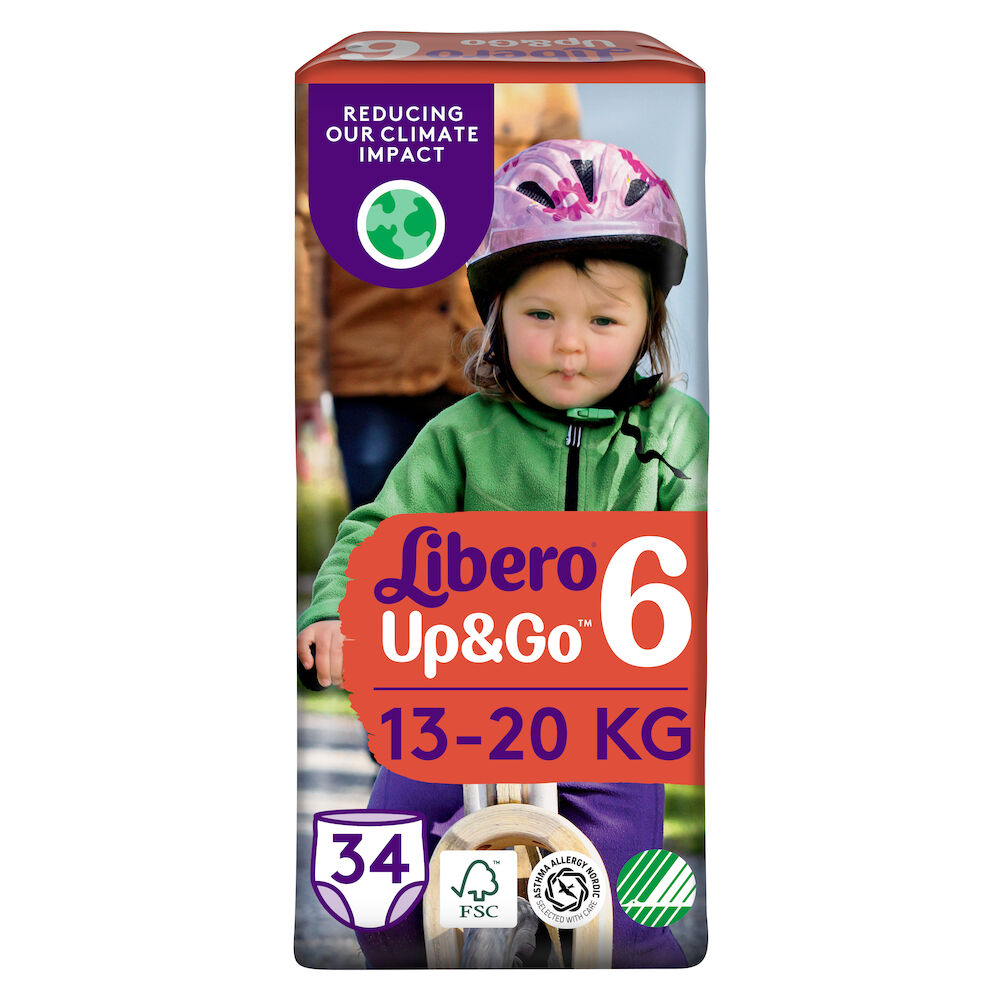 Libero Blöjor Up&Go 6 13-20 kg 34 st/fp
