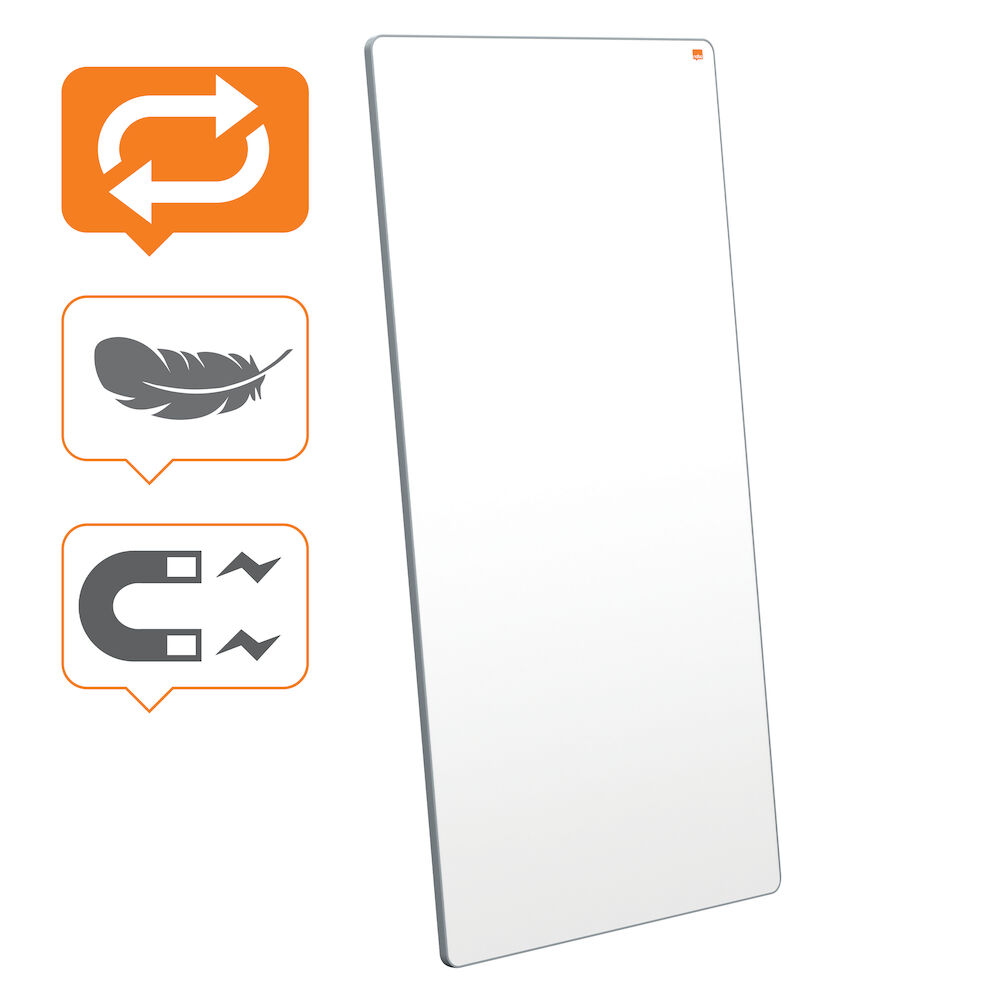 Nobo Mobil Whiteboard Move & Meet grå