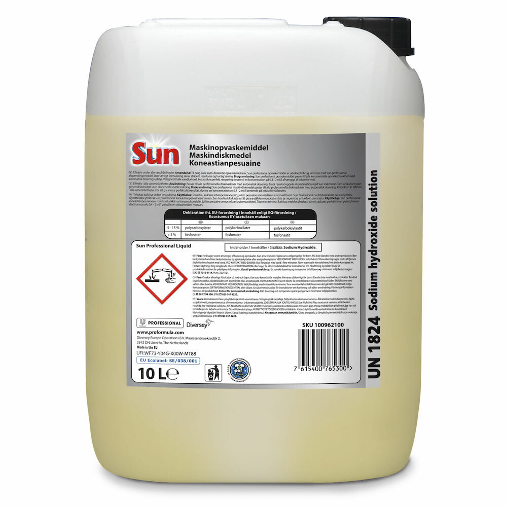 Sun Maskindiskmedel Pro 10 liter