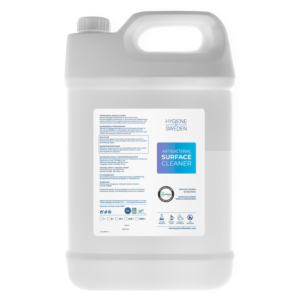 Hygiene of Sweden Ytdesinfektion alkoholfri 5 Liter
