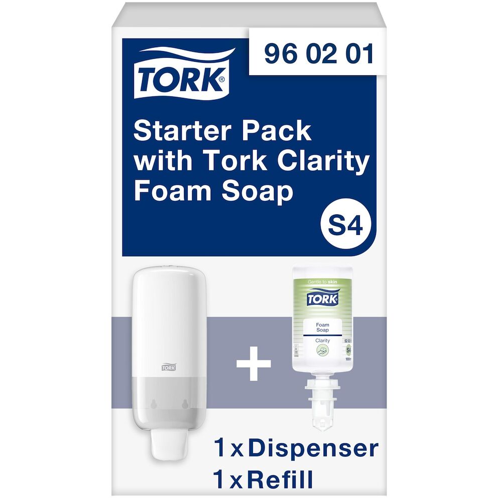 Tork Dispenser och Clarity Skumtvål Starter Pack