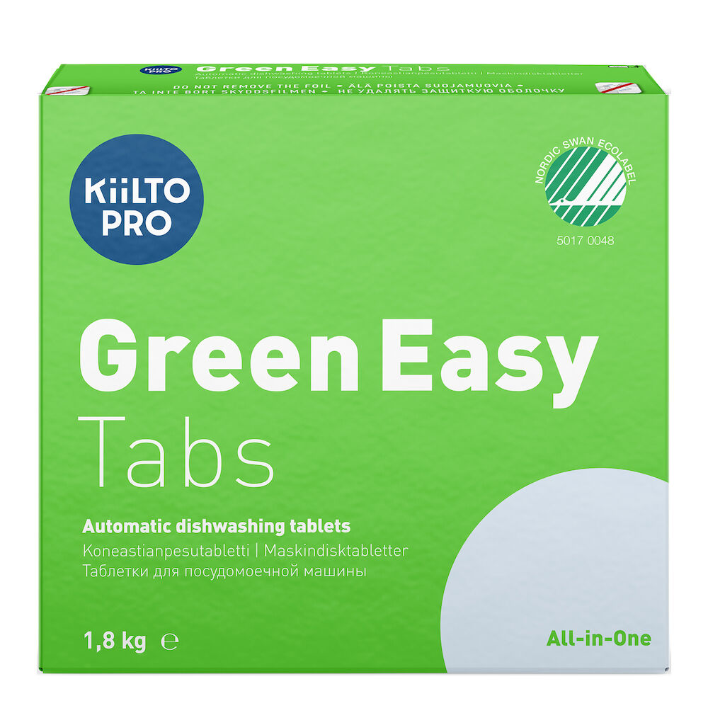 Kiilto Pro Maskindisk Green Easy Tabs 100 st/fp