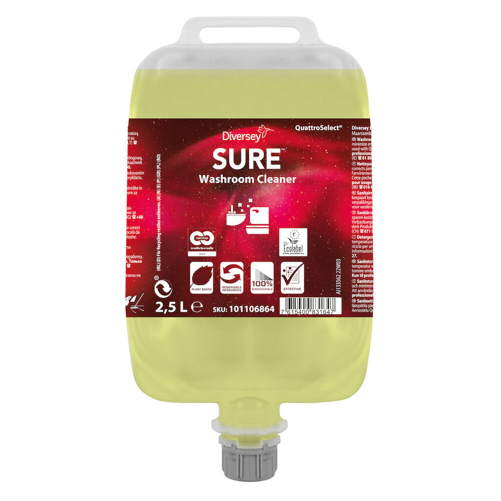 SURE Sanitetsrengöring Washroom Cleaner QS 2,5L