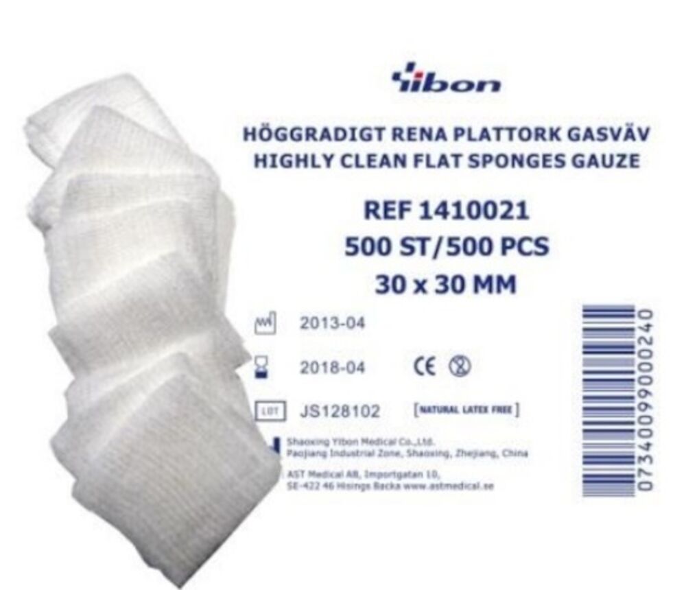 Yibon Plattork nonwoven 30x30mm 500