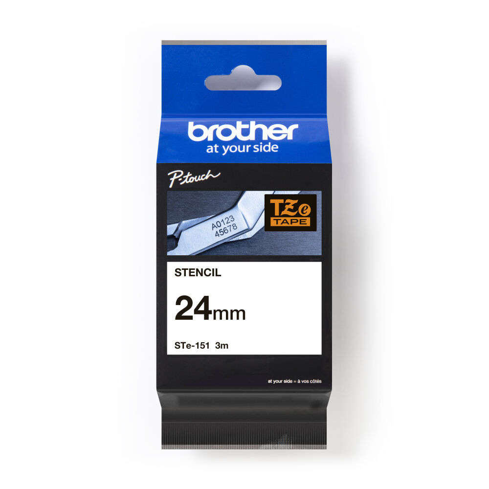 Brother Stenciltape STe-151 24 mm x 3 m Svart