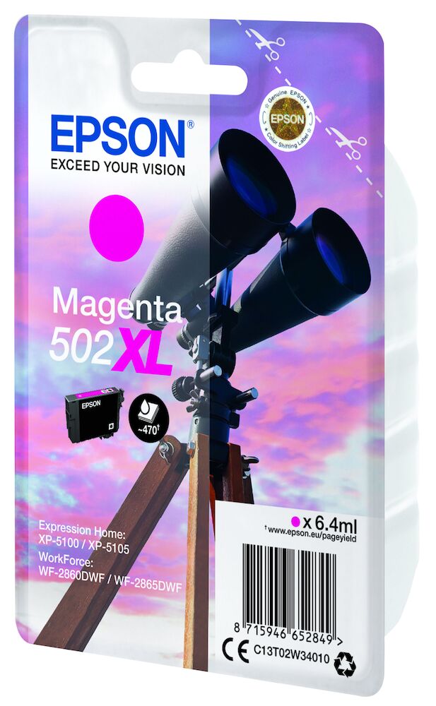 Epson Bläck T502 XL Magenta