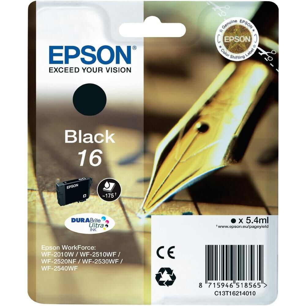 Epson Bläck T1621 Svart