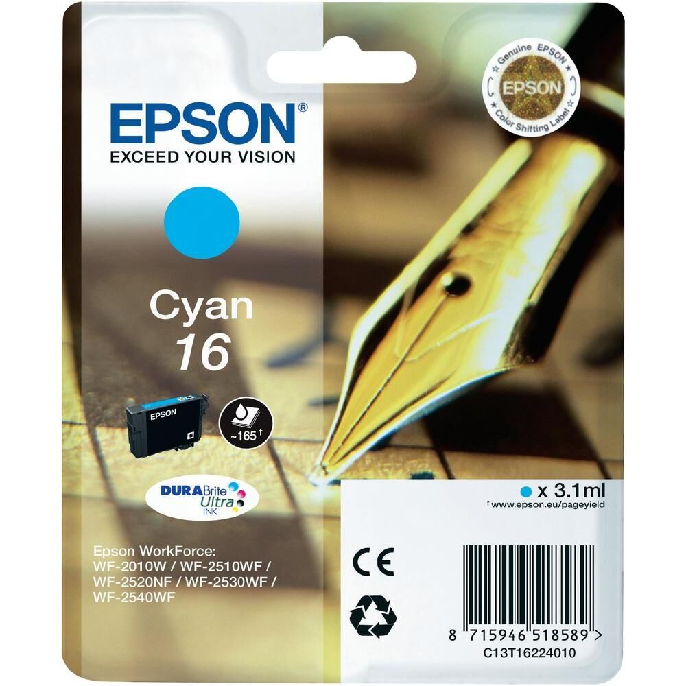 Epson Bläck T1622 Cyan