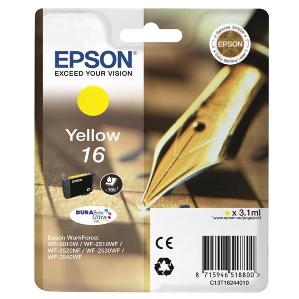 Epson Bläck T1624 Gul