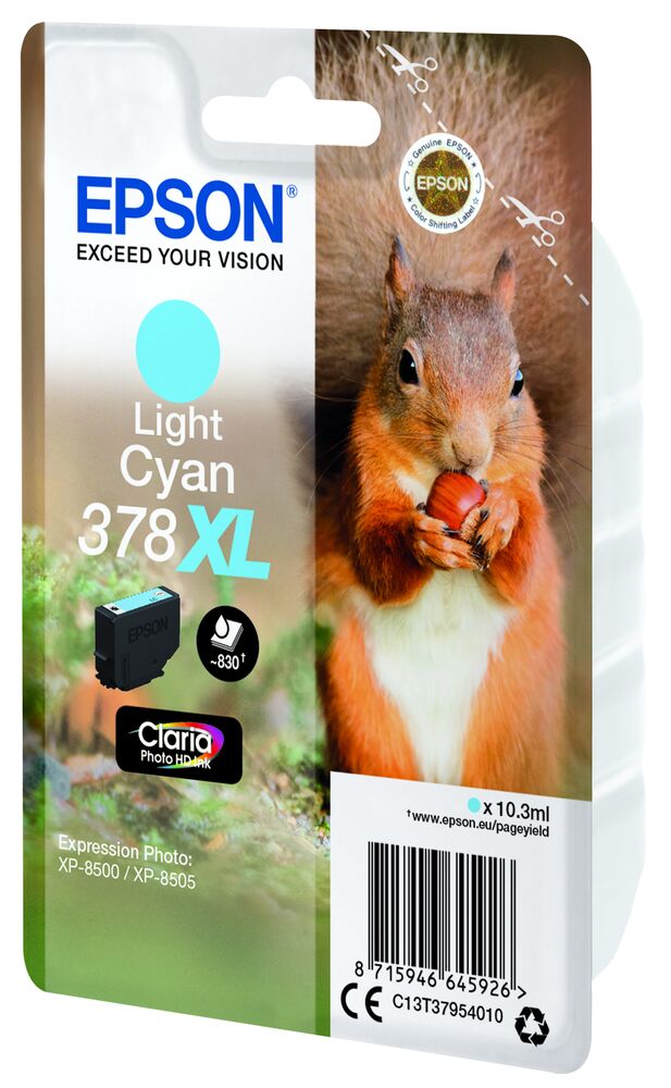 Epson Bläck T378 XL light cyan