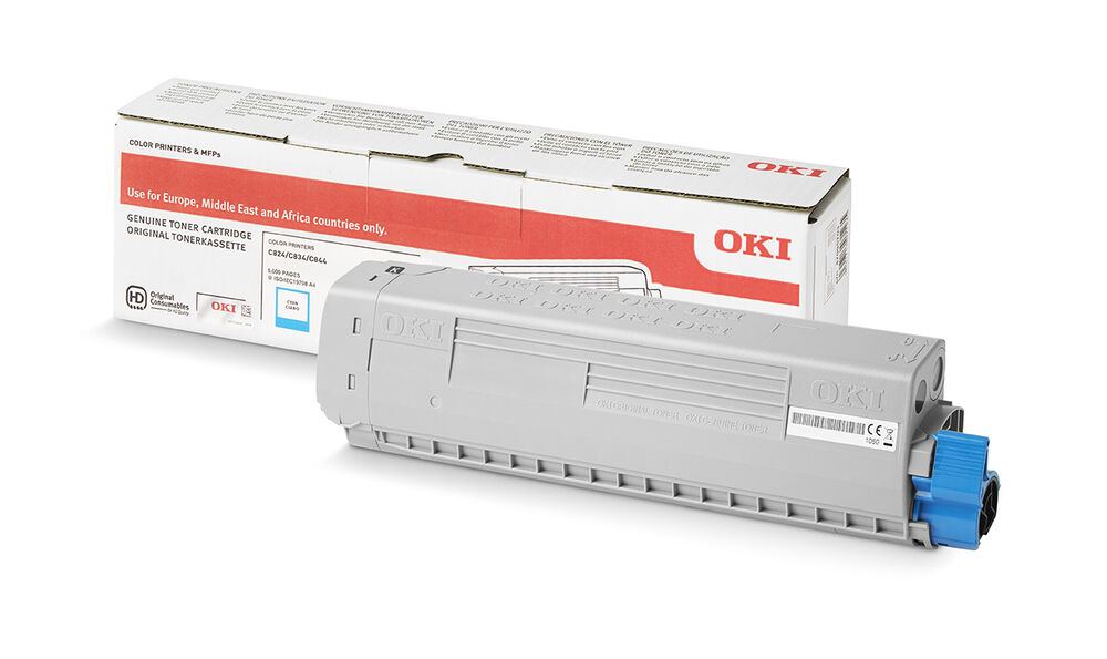 OKI Toner C824 Cyan