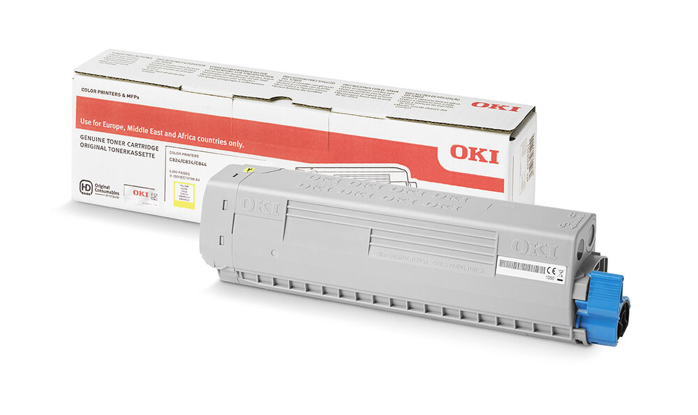 OKI Toner C824 Gul