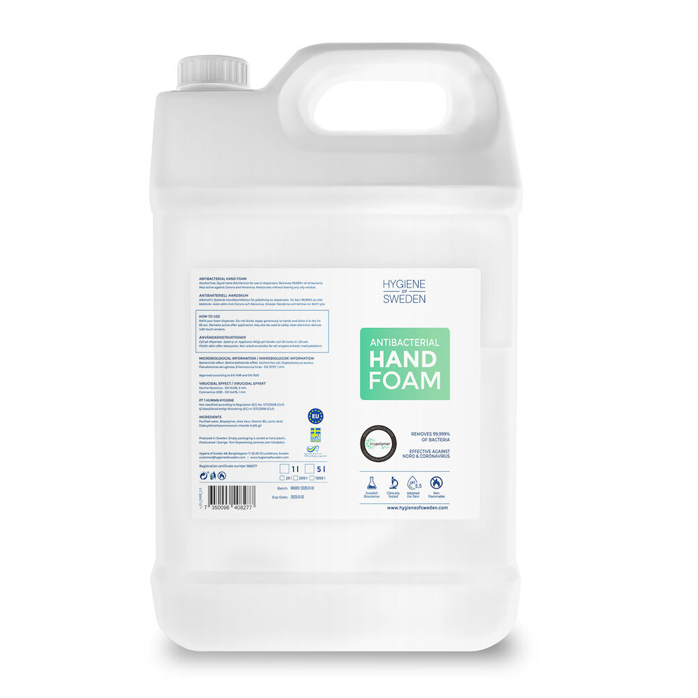 Hygiene of Sweden Alkoholfri handdesinfektion 5 liter