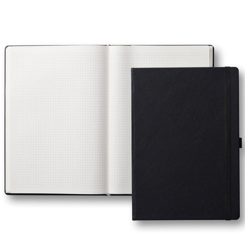 Office Depot Anteckningsbok Classic A4 rutad svart