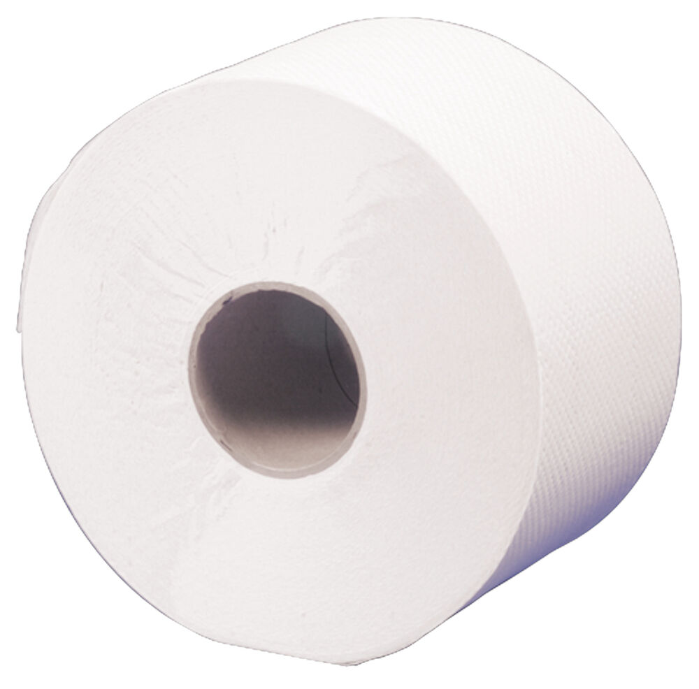 CareNess Toalettpapper Jumbo Mini 2-lager Vit