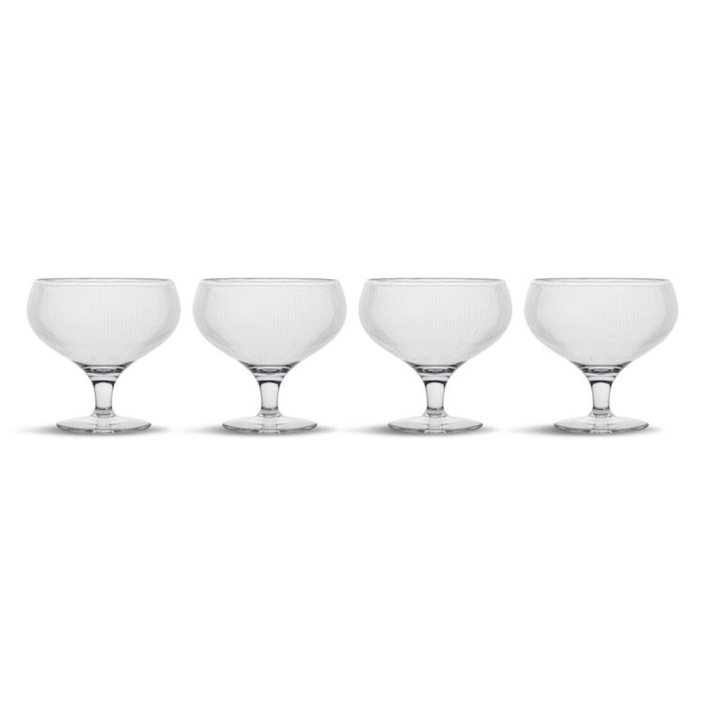 Sagaform Champagnekupa Billi återvunnen PET 4-pack klar