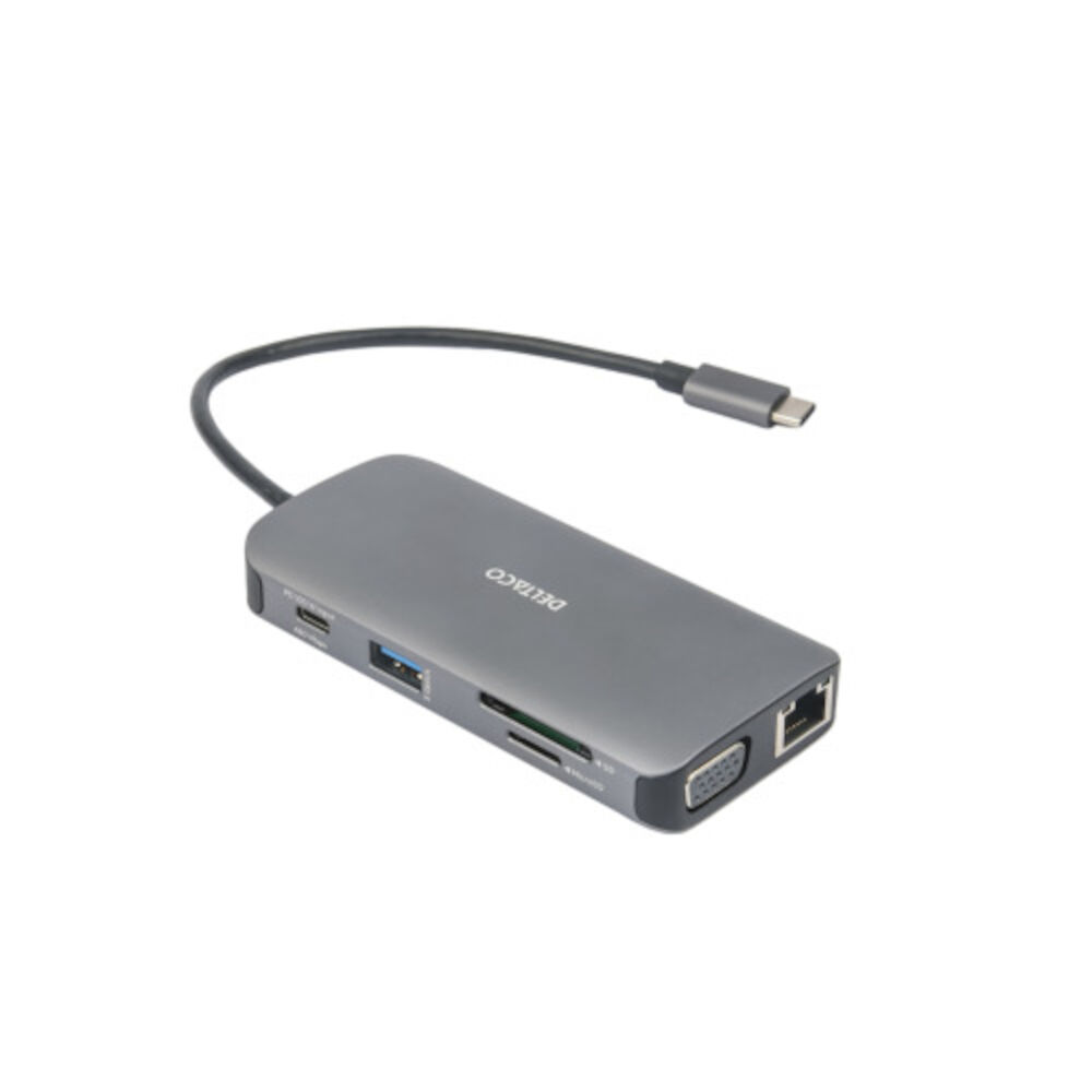 Deltaco USB-C dockningstation