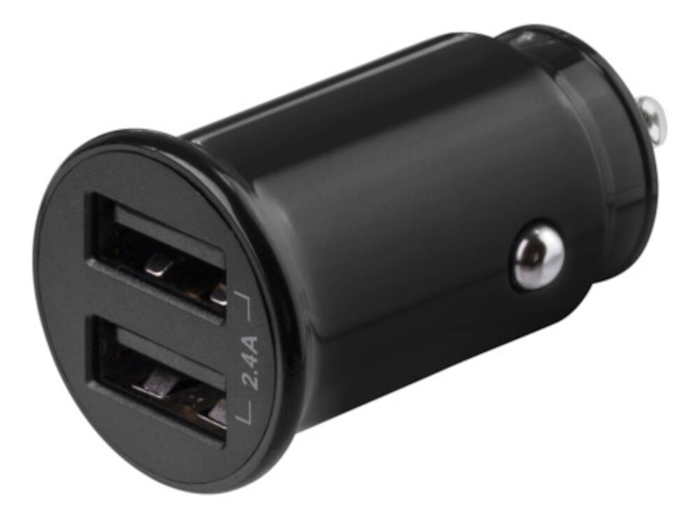 Deltaco Billaddare dubbla USB-A portar
