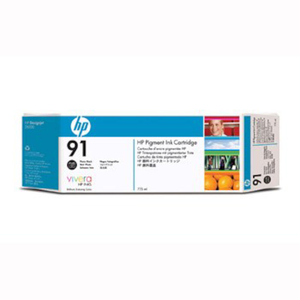 HP Bläckpatron 91 C9465A foto svart