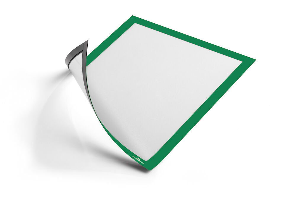 Durable Inforam Duraframe Magnetic A4 grön 5 st/fp