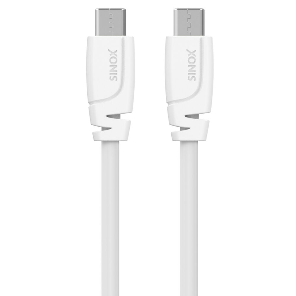 Sinox USB-C 2.0 kabel 1 m vit