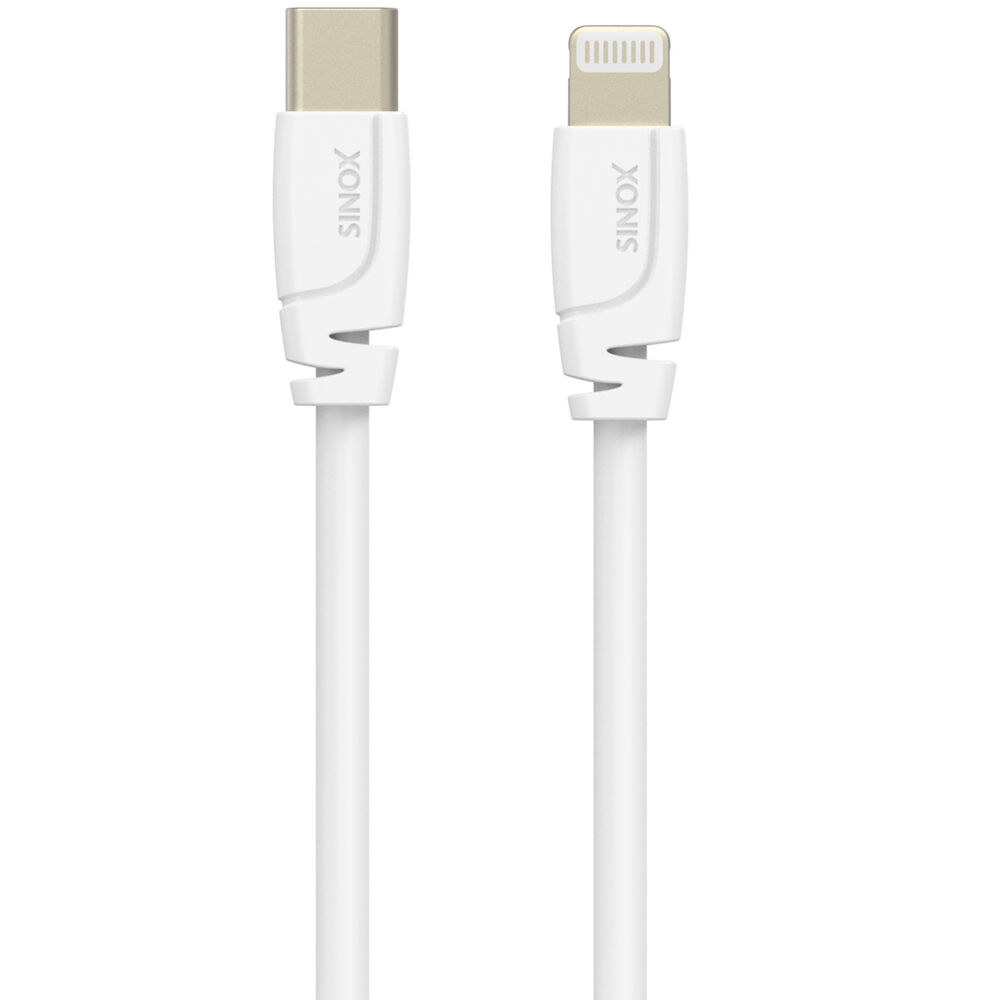 Sinox USB-C-Lightning kabel 2 m Vit