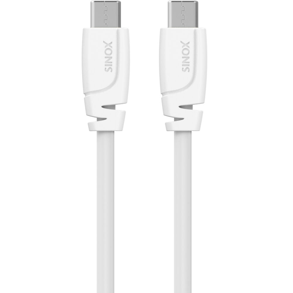 Sinox USB-C - USB-C kabel 1m vit