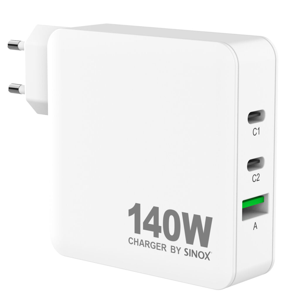 Sinox Laddare 3 output GaN 140W