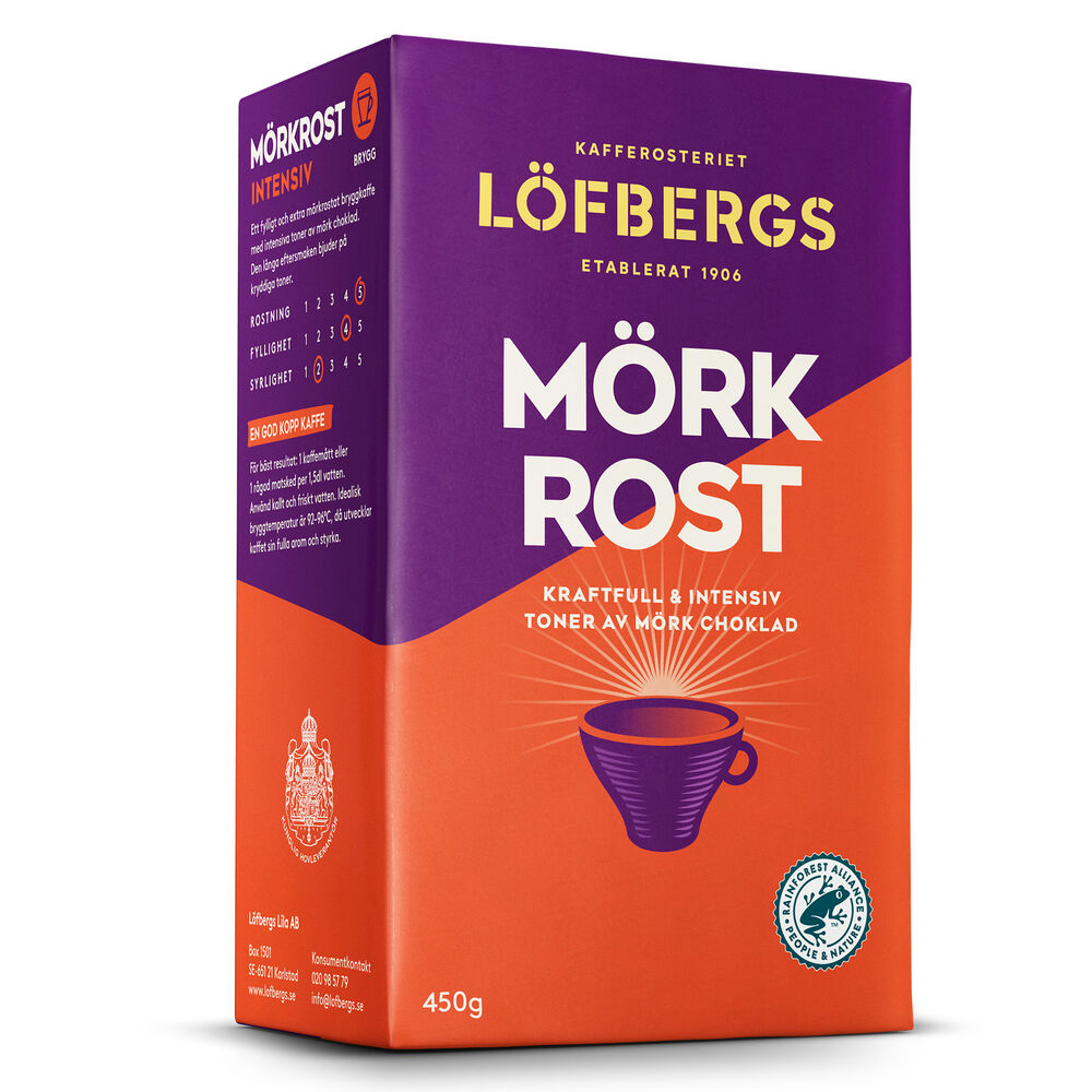 Löfbergs Kaffe Mörkrost 450 g