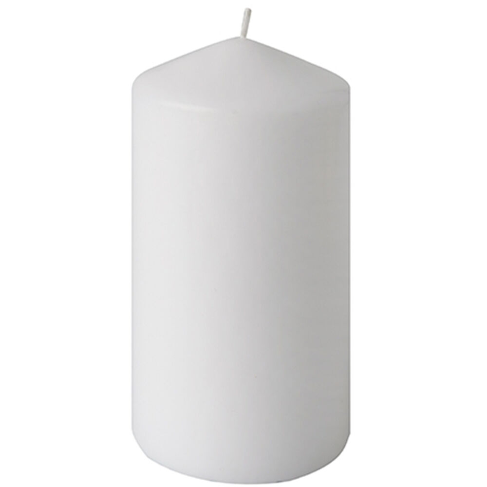 Papstar Blockljus Ø 80 mm x 150 mm vit