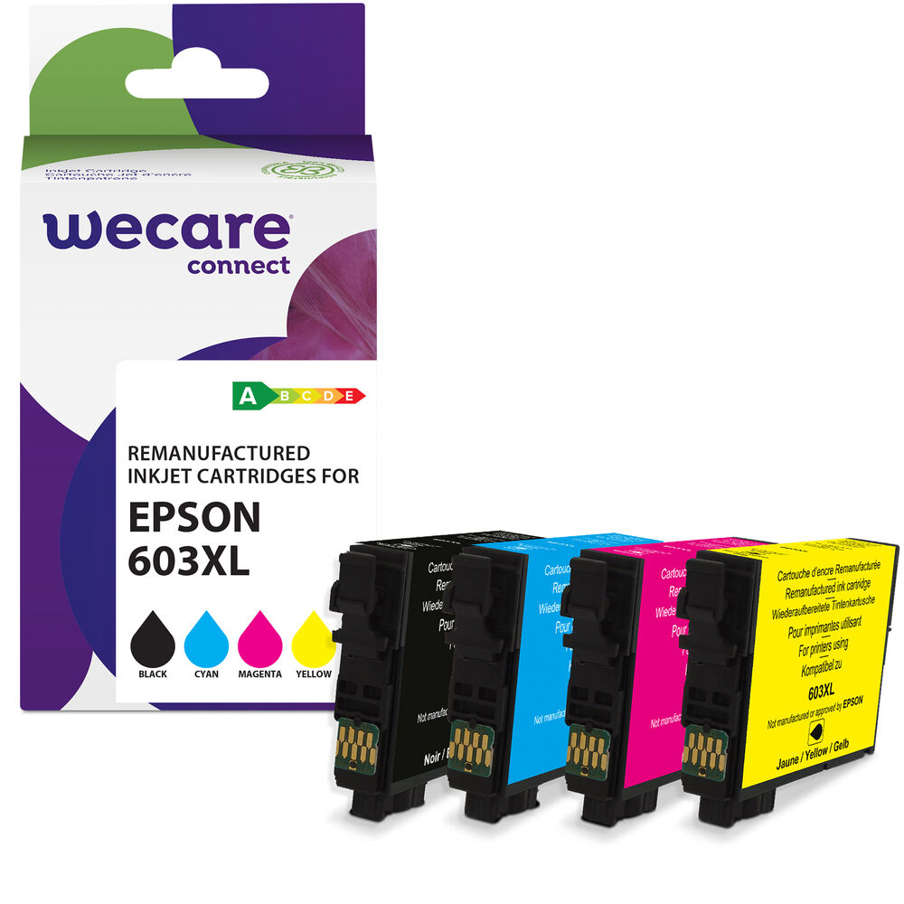 Wecare Bläck 603XL CMYK 4/fp