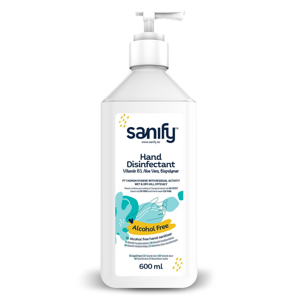 SANIFY Handdesinfektion alkoholfri 600 ml skum