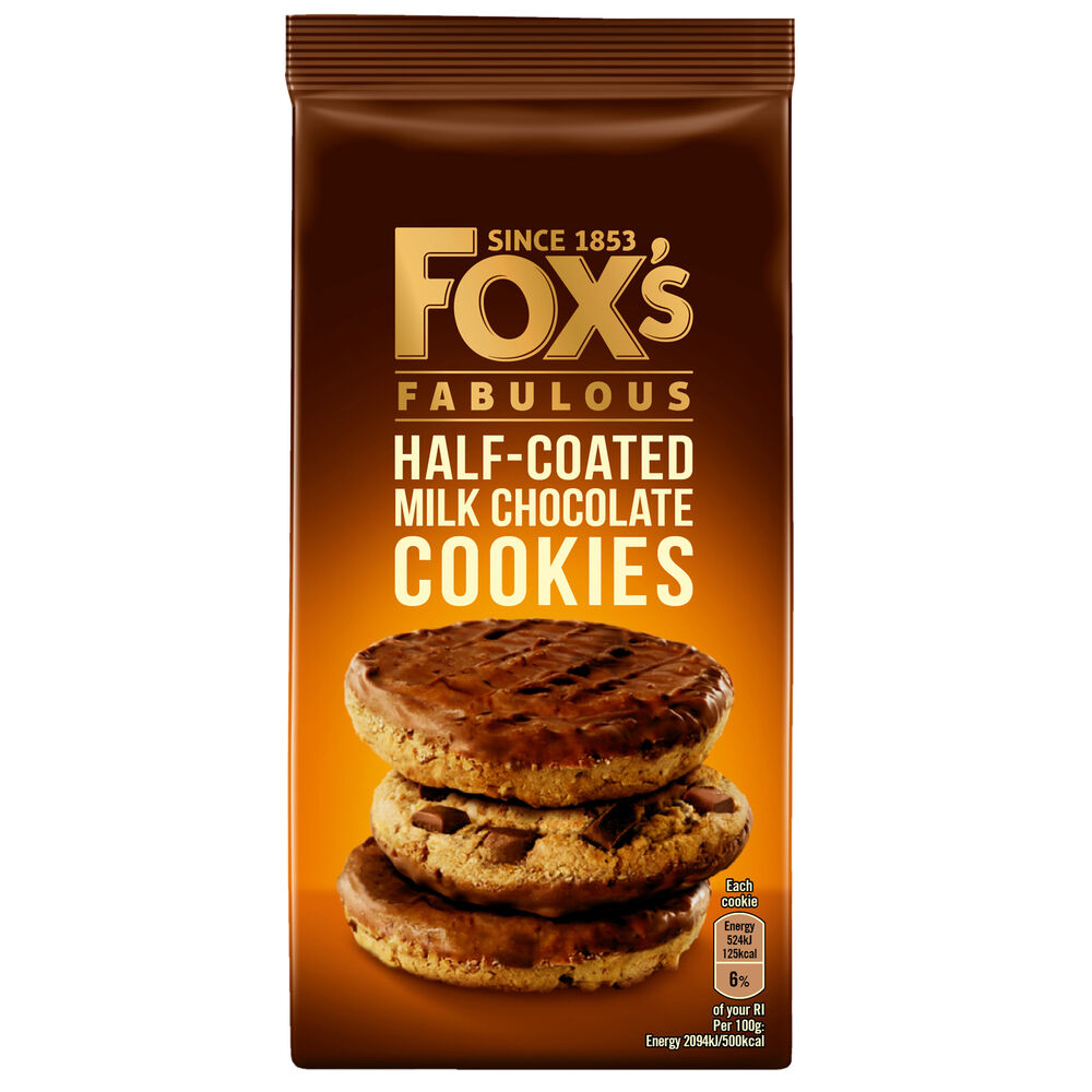 Fox Kakor med chokladöverdrag 175 g