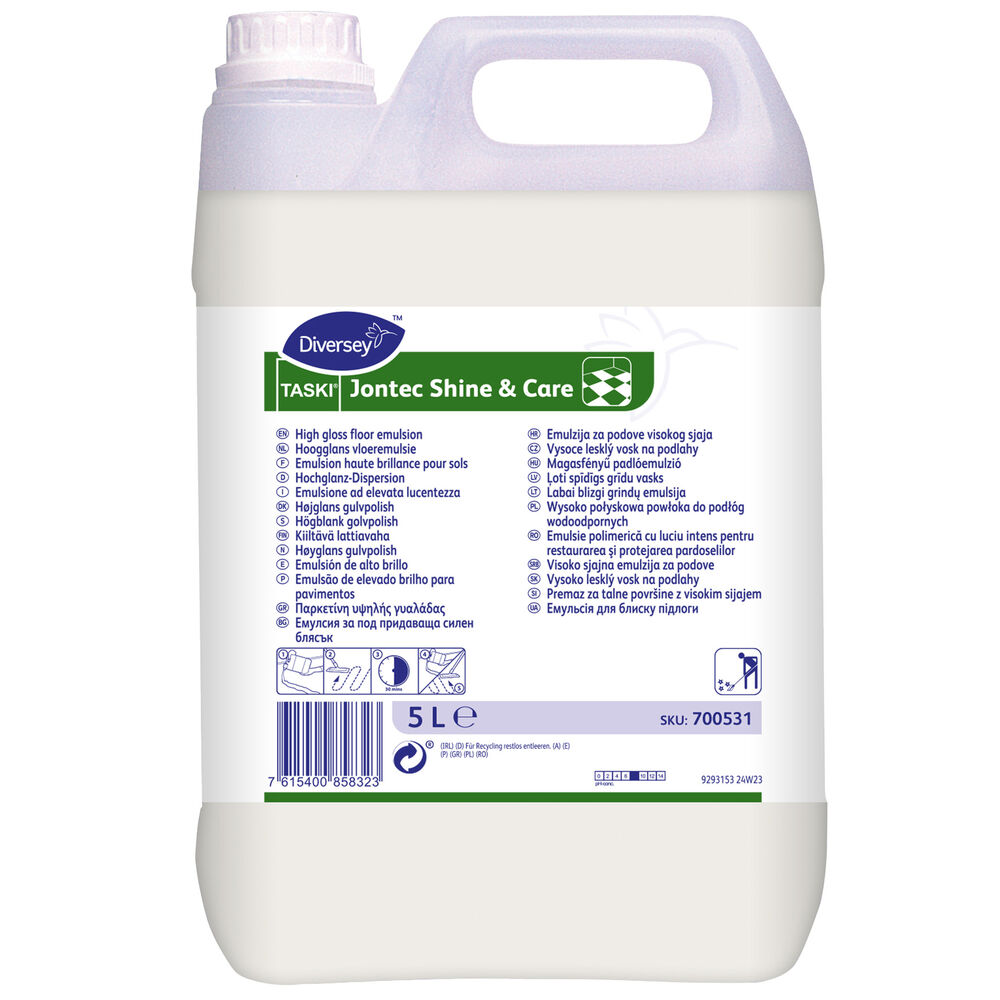 Taski Golvpolish högblank Jontec Shine & Care 5 liter
