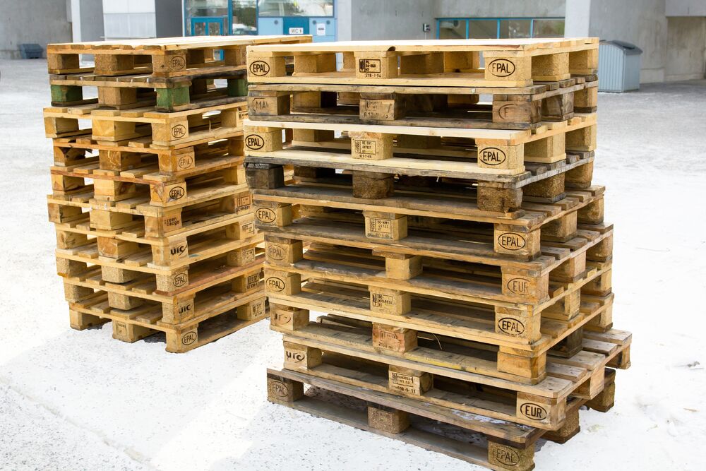 Engångspall halv KD-märkt 800x600 mm