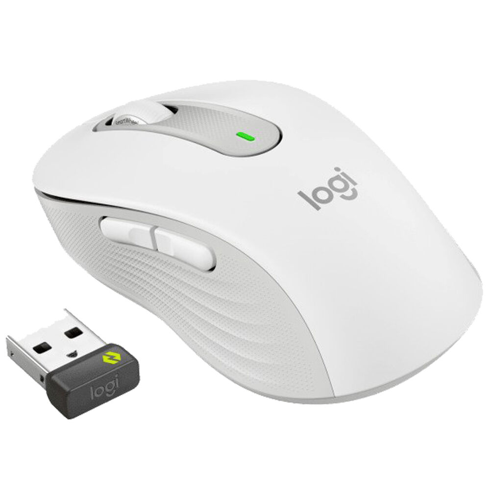 Logitech Datormus Signature M650 L trådlös vit