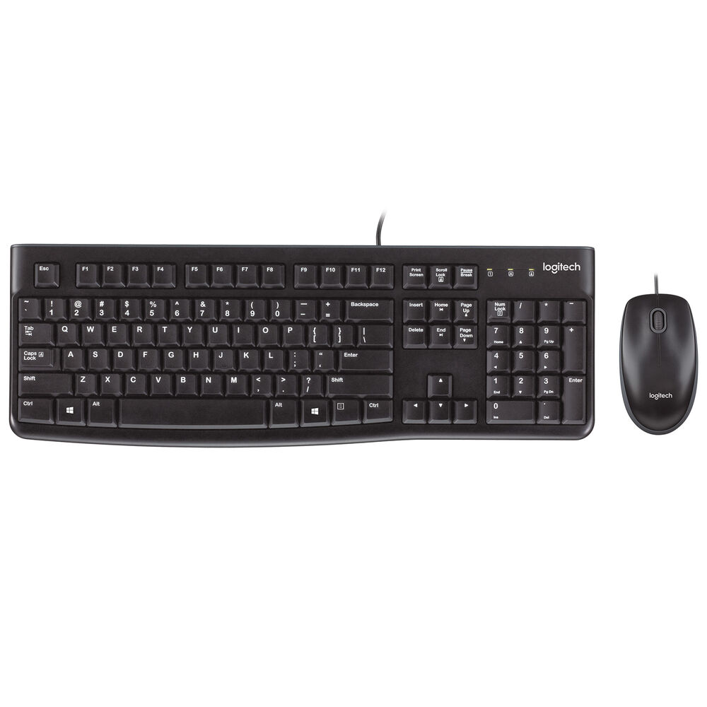Logitech Tangentbord och datormus MK120 trådade