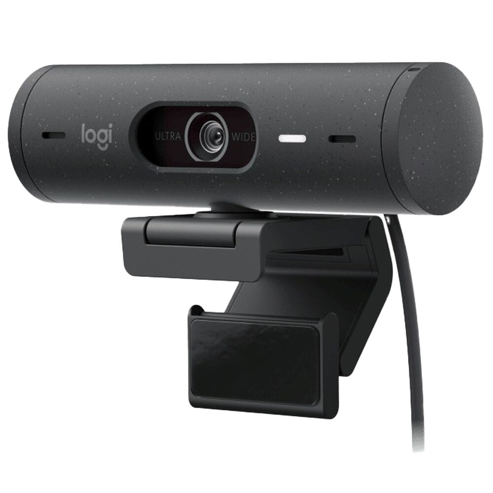 Logitech Webbkamera Brio 500 full HD grafitgrå