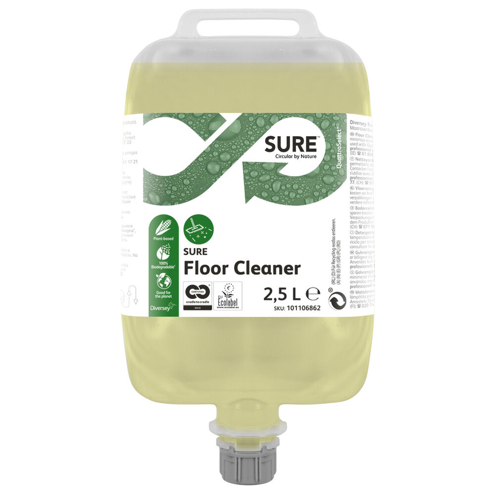 SURE Golvrengöring QuattroSelect 2,5 liter 2-pack